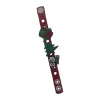 Christmas-themed bracelet, festive decoration, couple style woven red, green and gold accessories Item Picture